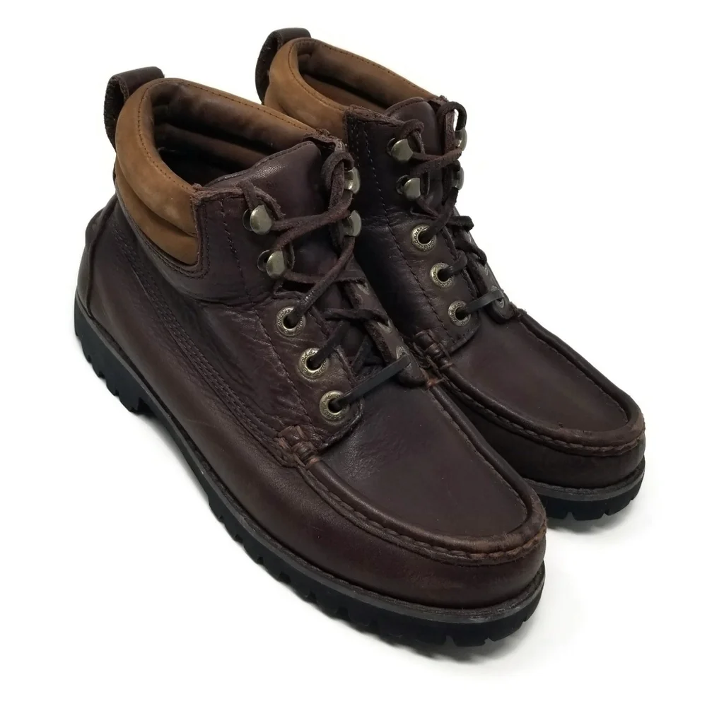 Vintage Eddie Bauer Gore-Tex Moc Toe Hiking Boot Size 7 - Picture 1 of 14